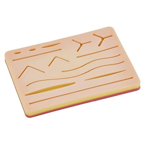Suture Kit Practice Pad | Suture Thread x2 | Gift For Medical, Veterinarian, Doctor, Dental, Nurse Students | Suture Pad Practice Videos Included | High-Quality Suturing Kit Pad Cover