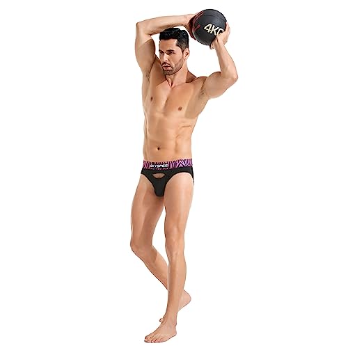 SKYSPER Men's Jockstrap Breathable Mesh 2pcs 3pcs 4pcs Jock Strap Male Underwear, Athletic Supporters for Men