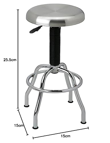 Image of Seville Classics Airlift 360 Sit-Stand Adjustable Ergonomic Active Balance Non-Slip Desk Stool, Black
