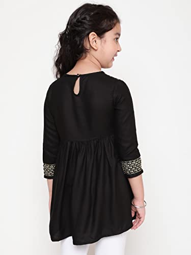 Image of NIYA Girls Party Embellished Embroidered Festive Casual TOP