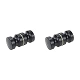 Pastlla 2Pcs Shower Glass Door Knobs, Bathroom Round Back-to-Back Door Handle Shower Screen Handle S