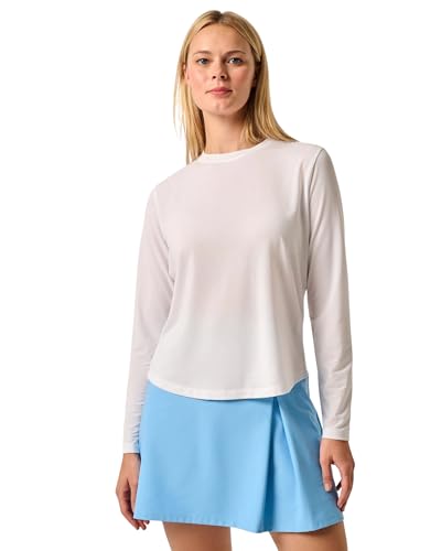 johnnie-O Women's Course Performance Long Sleeve T-Shirt White/L