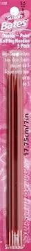 Silvalume Double Point Knitting Needles 7" 5/Pkg-Size 9/5.5mm