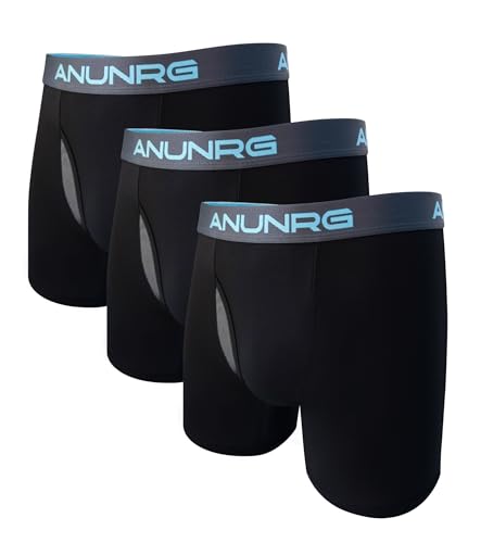 Mens Ultra Soft Tencel Micro Modal and Bamboo Viscose Athletic Boxer Brief Underwear