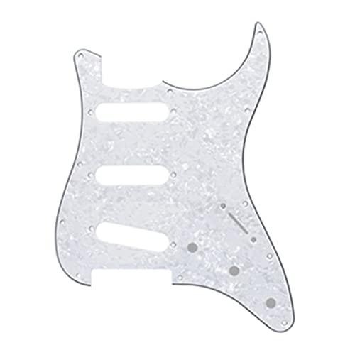 Pickguard chargé pré-pressé, pickguard de guitare Strat à 11 trous compatible avec Fender USA/Mexican Made Stratocaster… - Les Beatles, Paul McCartney, John Lennon, RIngo Starr, George Harrison Pickguard chargé pré-pressé, pickguard de guitare Strat à 11 trous compatible avec Fender USA/Mexican Made Stratocaster…