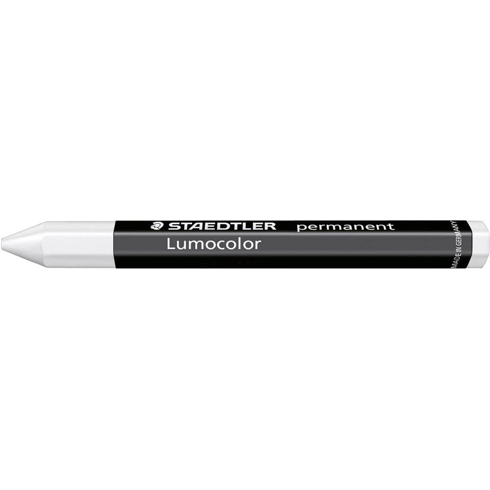 Staedtler Lumocolor Omnigraph Universal Crayon - White / Pack of 12