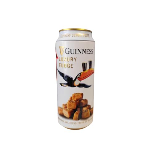 Guinness - White Tin of Luxury Fudge - Flying Toucan