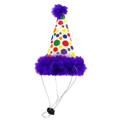 Huxley & Kent Pet Party Hat | Happy Barkday (Large) | Birthday Hat for Dogs and Cats | Adjustable Strap for Comfort and Stability | Perfect for Birthday Party, Adoption Celebration Gotcha Day