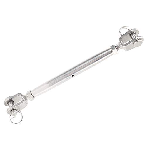 Wire Rope Tensioner, 304 Stainless Steel, Closed Body, Tensioner, Fastener UU Type M6