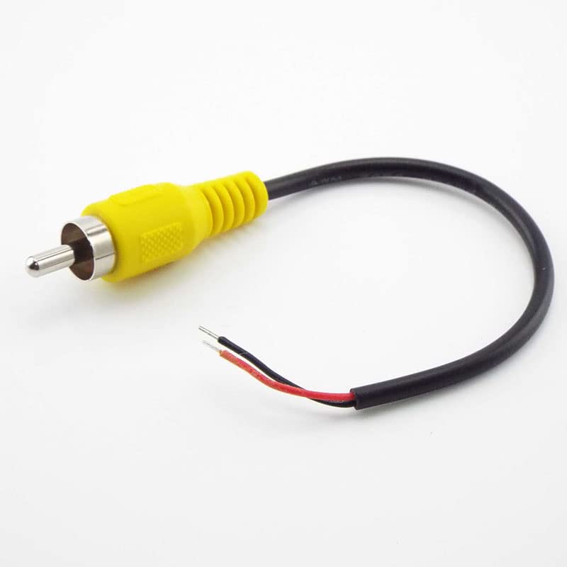 Wiring Connecting Terminals 50pcs 15cm Car Connector Dual for RCA Female Male Audio Cable Extension Av Single Single Video Plug Stereo Extension Wire for DIY Tools - (Color: for RCA Female)