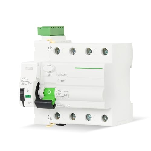 Disyuntor diferencial tipo AC 4P 400V con dispositivo de recierre automático 63A 3