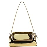 Shoulder Purses for Women Dressy Evening Bag Metallic Clutch Y2k Sparkly Hobo Crossbody Shoulder Bag Handbags