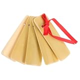 Toddmomy Bamboo Clapper Instrument for Kids Portable 4.72 Inch Kuaiban Traditional Chinese Allegro Handheld Castanets for Children Music Practice Stage Performance