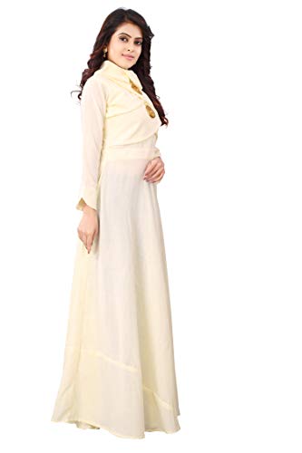 Image of DHRUVI TRENDZ Women's Cotton Regular Fit Kurta