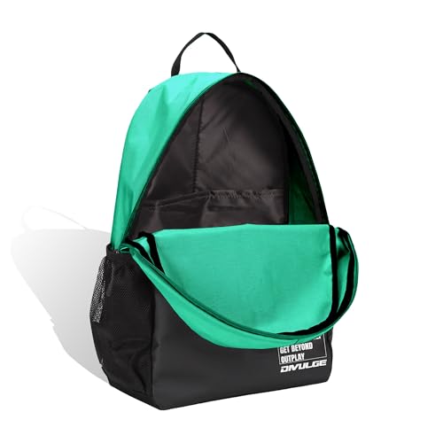 Image of DIVULGE Coral 24 Liters Large Grey Casual Backpack with Laptop sleeve, Front Pocket and Water Bottle Pouch (turquoise)