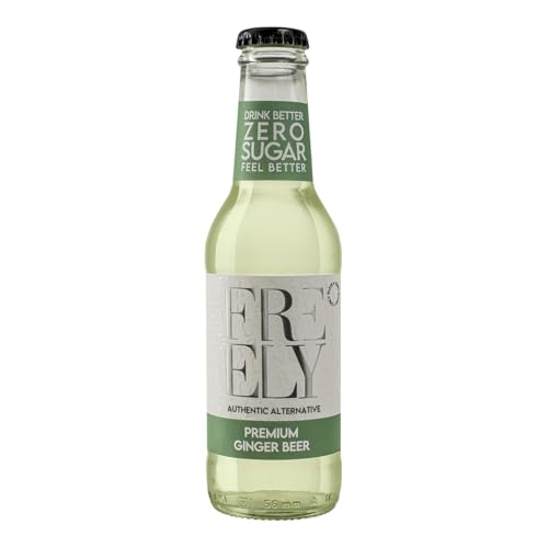 Freely Ginger Beer Analcolica Senza Zucchero – Bevanda Gassata allo