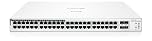 HPE Networking Instant On Switch Series 1830 48-Port Gb Smart-managed Layer 2 Ethernet Switch with PoE | 48x 1G | 4x SFP | 24x CL4 PoE (370W) | Fan-less | UK Cord (JL815A#ACC)
