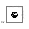 Grey 12-Inch Vinyl Record Picture Frame for LP Album Covers – Wall & Tabletop Display for 12” Vinyl Sleeves | Album Art Holder #2