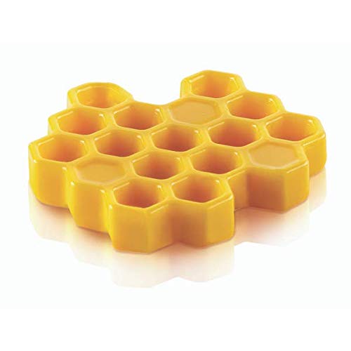 Molde de silicona Miel 8 Silikomart Professional Cover