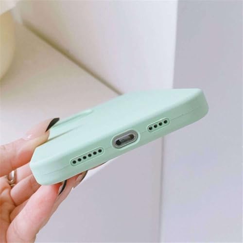 Coque en silicone liquide pour iPhone 14 Pro Max violette intégrale - 6