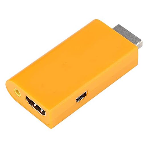 ASHATA PS1/PS2 till HDMI-konverteringsadapter, PS1/PS2 till HDMI-ljudkonverterare med anti-störningsgränssnitt, spelkonsolkonvertering, liten och lätt, plug and play