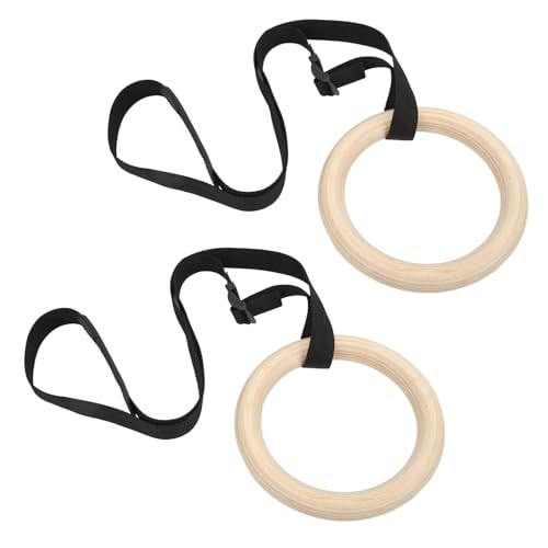 Anéis de ginástica de ajustáveis para treinamento pull-up - capacidade de 330 lb-size1