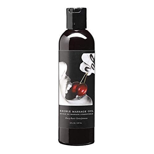 Earthly Body Edible Massage Oil, Cherry - 8 fl. oz. - Hemp Seed, Almond, Grapeseed, Apricot & Vitamin E Oil - Vegan & Cruelty Free Earthly Body Edible Massage Oil, Cherry - 8 fl. oz. - Hemp Seed, Almond, Grapeseed, Apricot & Vitamin E Oil - Vegan & Cruelty Free