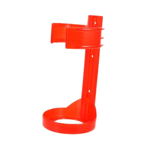 SOESFOUFU Supporto Per Estintore Da Parete in Plastica Rossa 1 Kg, Gancio Porta Estintore Per Auto e Uso Domestico, Staffa Robusta Installazione Facile Per Emergenze Antincendio