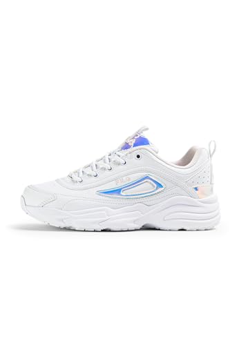 FILA Skye Teens, Scarpe da Ginnastica, Bianco Viola Iridescent, 39 EU