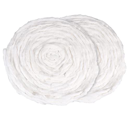 SOESFOUFU 2 Pack Beauty Cotton Coils for Makeup Facial Manicure Perm Soft Lightweight Salon Home Use