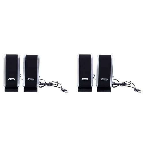 Haut-parleur ordinateur 120W USB jack 3.5mm pour un son puissant sans prise secteur