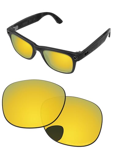Image of Replacement Lenses for Ray-Ban Meta Wayfarer RW4008 & RW4012 53mm AI Glasses - Photochromic, Anti Blue Light Lens