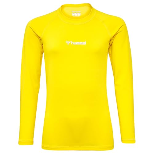 Chemisier hummel hmlBL Performance Tee L/S Kids maillot manches longues jaune