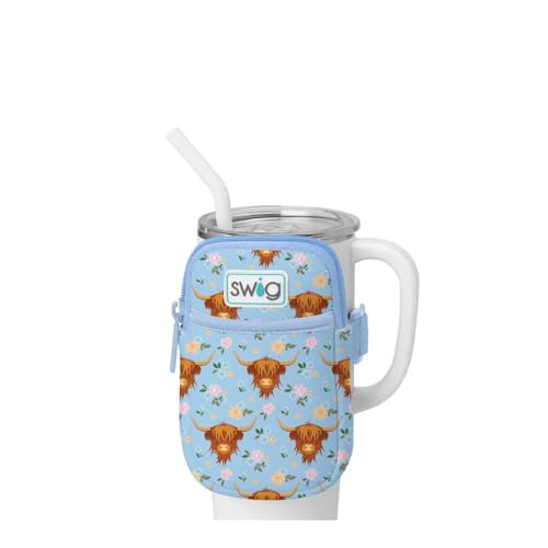 Swig Life Mega Mug Pouch with Strap & Phone Pocket, Holy Cow