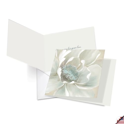 Sympathy Cards Assorted Bleu Blooms Réconforter un Proche dans l'Épreuve du Deuil - 4