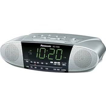 新品】パナソニック FM/AM クロック ラジオ シルバー RC-6266 新品