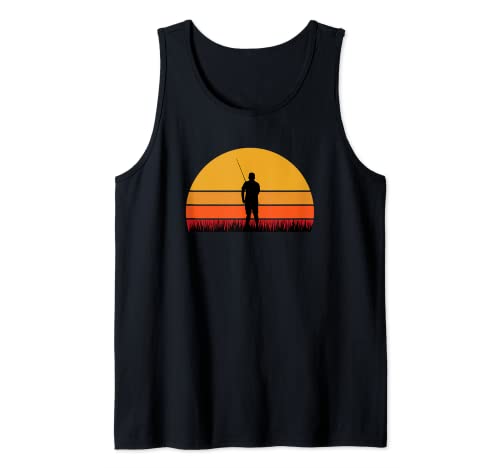 Pesca Pescatore Pesce Fisher Hobby Pensionamento Palo Canotta