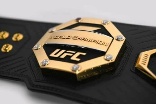 RAY'S Cinturón réplica de campeón mundial UFC, tamaño adulto