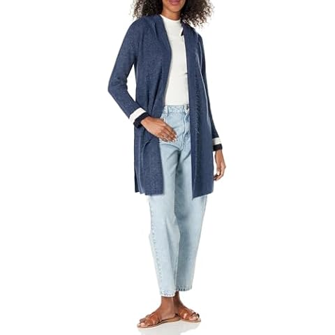 Tommy Hilfiger Women's Denim Multi Kimono Cardigan Cover