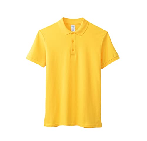 Polo d'été jaune taille XL pour vos sorties ensoleillées et moments de détente