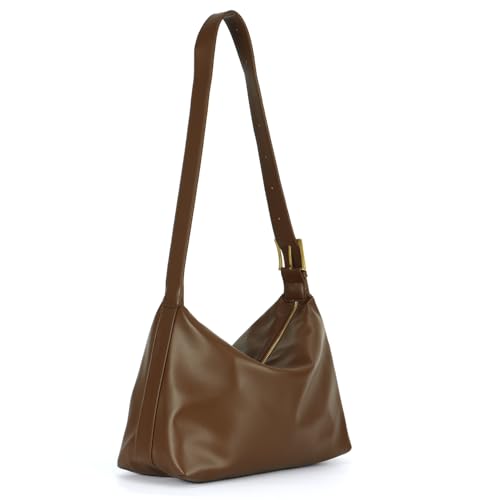 EVEOUT Bolsos Bandolera Minimalista de Piel Suave para Mujer Bolsos Tote Hobo Vintage piel sintética Grande Bolsos de hombro para Universidad Trabajo Vacaciones