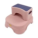 Topiky Taburete de 2 Escalones para Niños Y Niños Pequeños, Taburete de Baño...