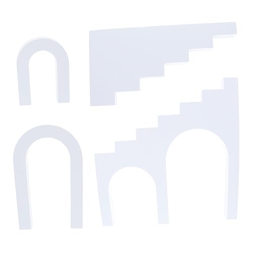 4 Pz decorazione di oggetti di scena per foto oggetto fotografico per gioielli Posa PhotoProp sfondo backdrop Foto Prop Schiuma fotografica puntello bianco