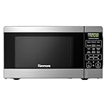 Kenmore KMCMWP09S2-09 Countertop Microwave 6 Auto-Preset Menus, Child Lock, Defrost & Express Cooking Features, 900 Watt, 0.9 Cu Ft, Stainless Steel