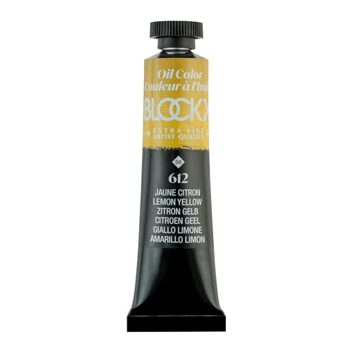 Huile Extra-fine Jaune citron opaque BLOCKX tube 20ml pigment PY184 212612BXC