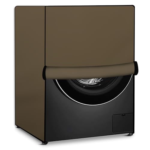 Image of Stylista Washing Machine Cover Compatible for IFB 6.5 Kg Fully-Automatic Front Loading Elena ZX Beige Solid