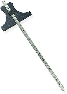 PRAZTECH® Depth Gauge Precision Stainless Steel 0 to 150mm (0 to 6") - Metric & Imperial Measurement