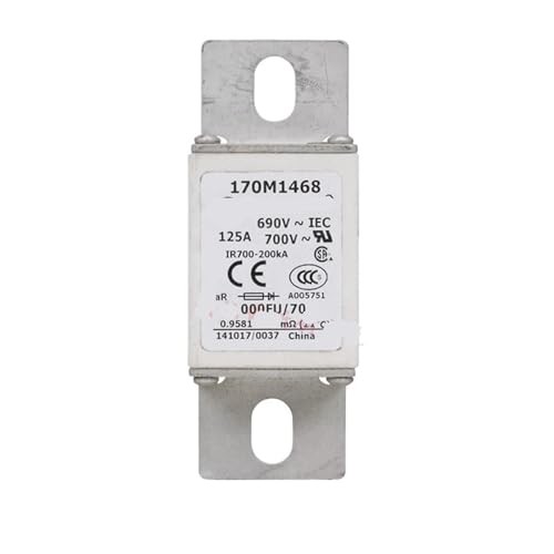 Fusible 170M1468 125A 690V pour armoire électrique triphasée