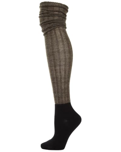 Image of MeMoi Jumbo Cable Over The Knee Cotton Blend Warm Socks