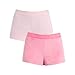 Juicy Couture Women's Velvet Fleece Pajama Shorts 2-Pack, Designer Sleep and Lounge Shorts for Women